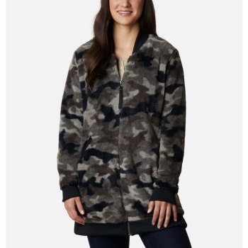 Columbia Jas Dames, Bundle Up Printed Fleece Zwart Camo, 93TCPWZJB